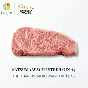 Thăn ngoại bò Wagyu Nhật Satsuma A5