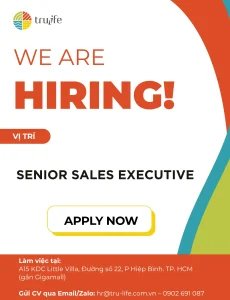 WE’RE HIRING: SENIOR SALES EXECUTIVE based on HCMC & DA NANG