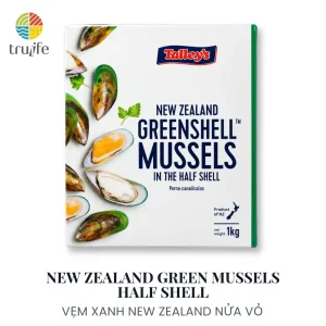 Vẹm xanh New Zealand nửa vỏ
