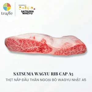 Nắp đầu thăn ngoại bò Wagyu Nhật Satsuma A5