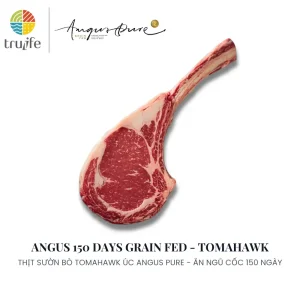 Thịt sườn bò Tomahawk Úc Angus Pure – Ăn ngũ cốc 150 ngày