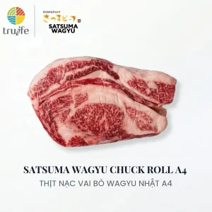 Nạc vai bò Nhật Wagyu Satsuma A4