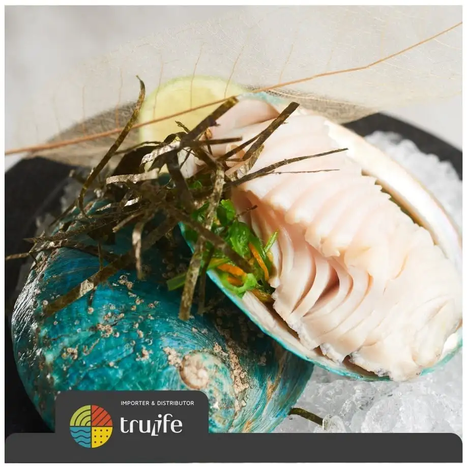 Sashimi bào ngư bích hổ Úc Jade Tiger Abalone