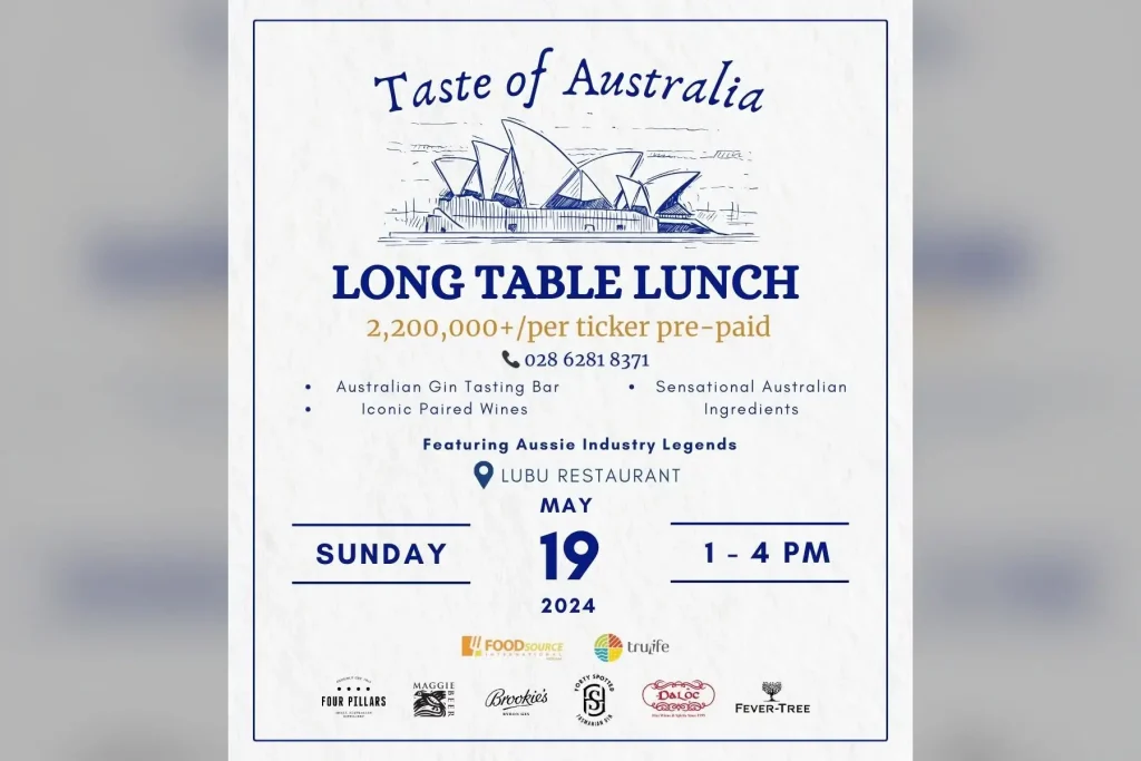 Taste of Australia 2024 – Lubu Long Table Lunch