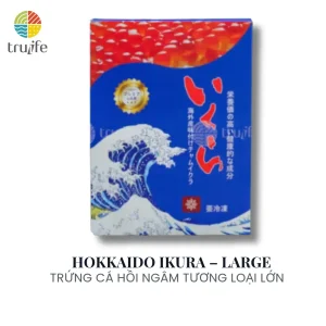 Trứng cá hồi Nhật ngâm tương Hokkaido – Loại lớn